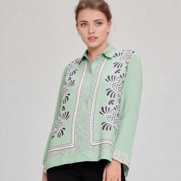 Beautiful Zara XL Ethnic-Inspired Shirt – Made in Turkey - Picture 4 of 17